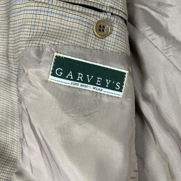 Coppley Blazer Mens 42R Ermenegildo Zegna Cloth  Plaid Wool Made Canada Jacket - Picture 6 of 12